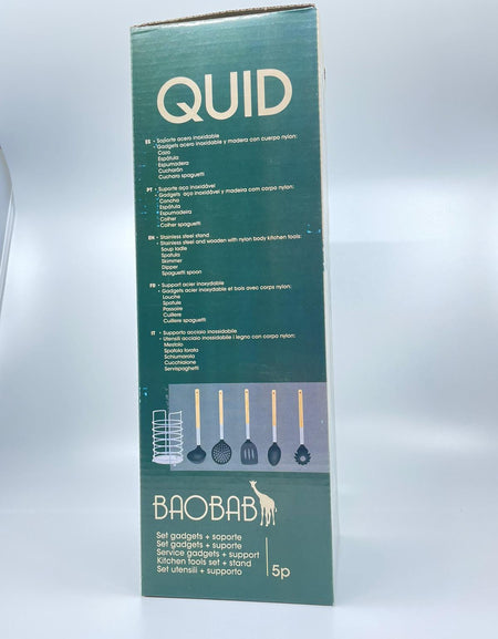 SET 5 GADGETS MADERA BAOBAB
